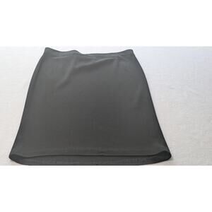 Exclusively Misook Black Skirt Knee Length Pull-On Acrylic Pencil XL‎ Stretch